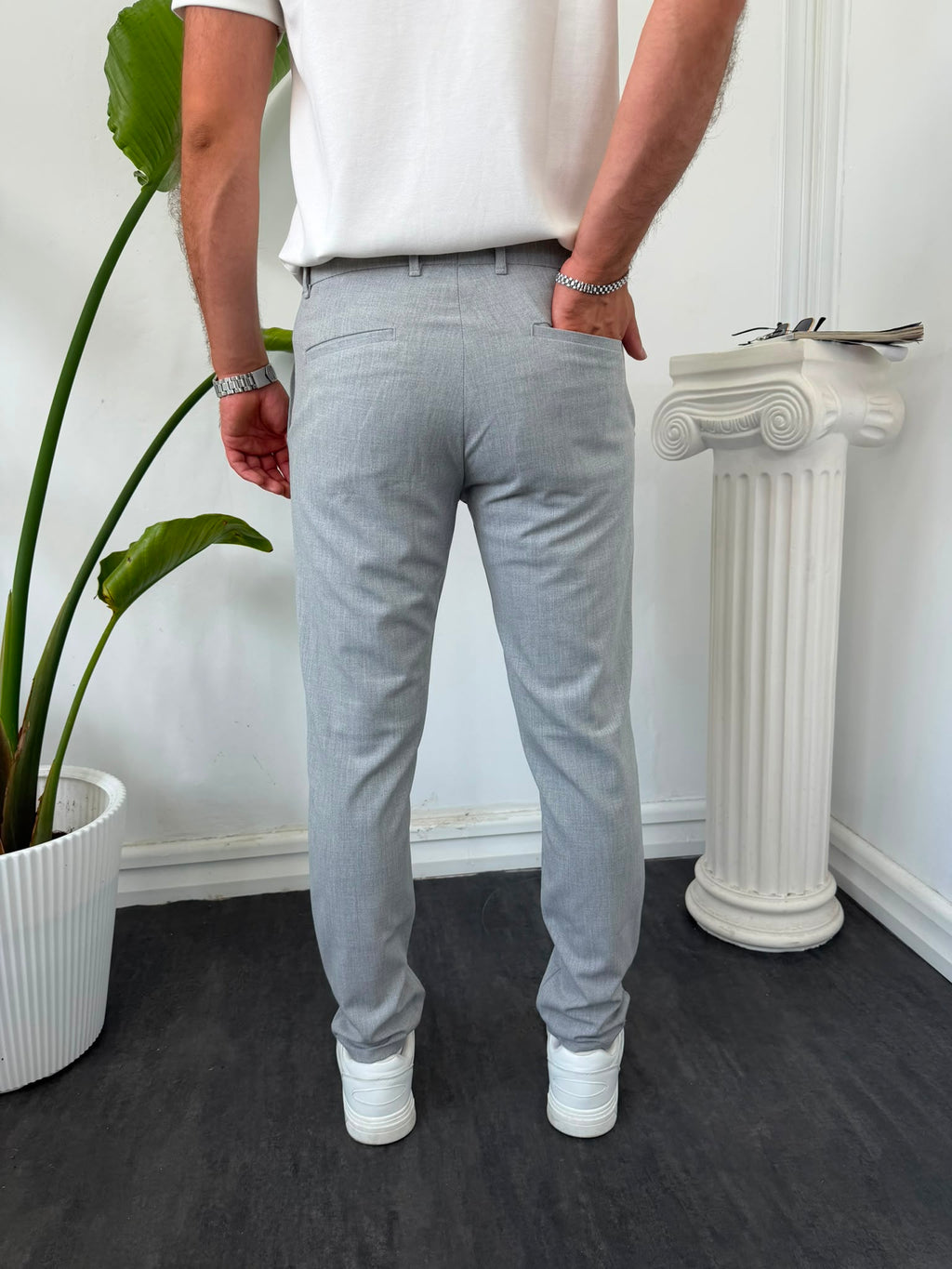 KLASİK SLİMFİT KUMAŞ PANTOLON