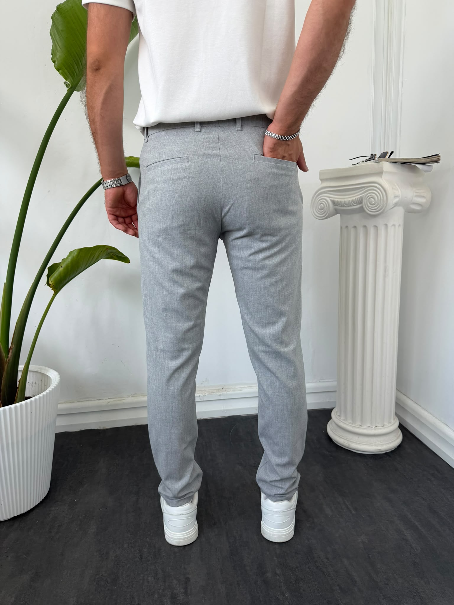 KLASİK SLİMFİT KUMAŞ PANTOLON