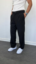 PİLELİ BAGY KUMAŞ PANTOLON