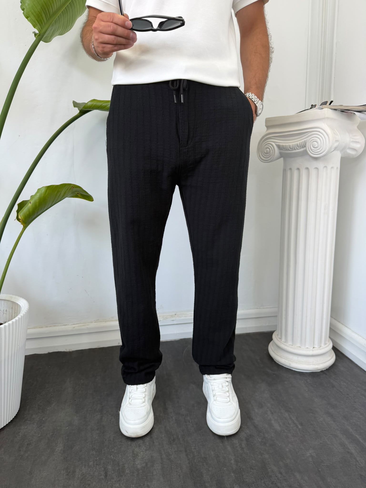 KAŞKORSE BAĞCIKLI PANTOLON