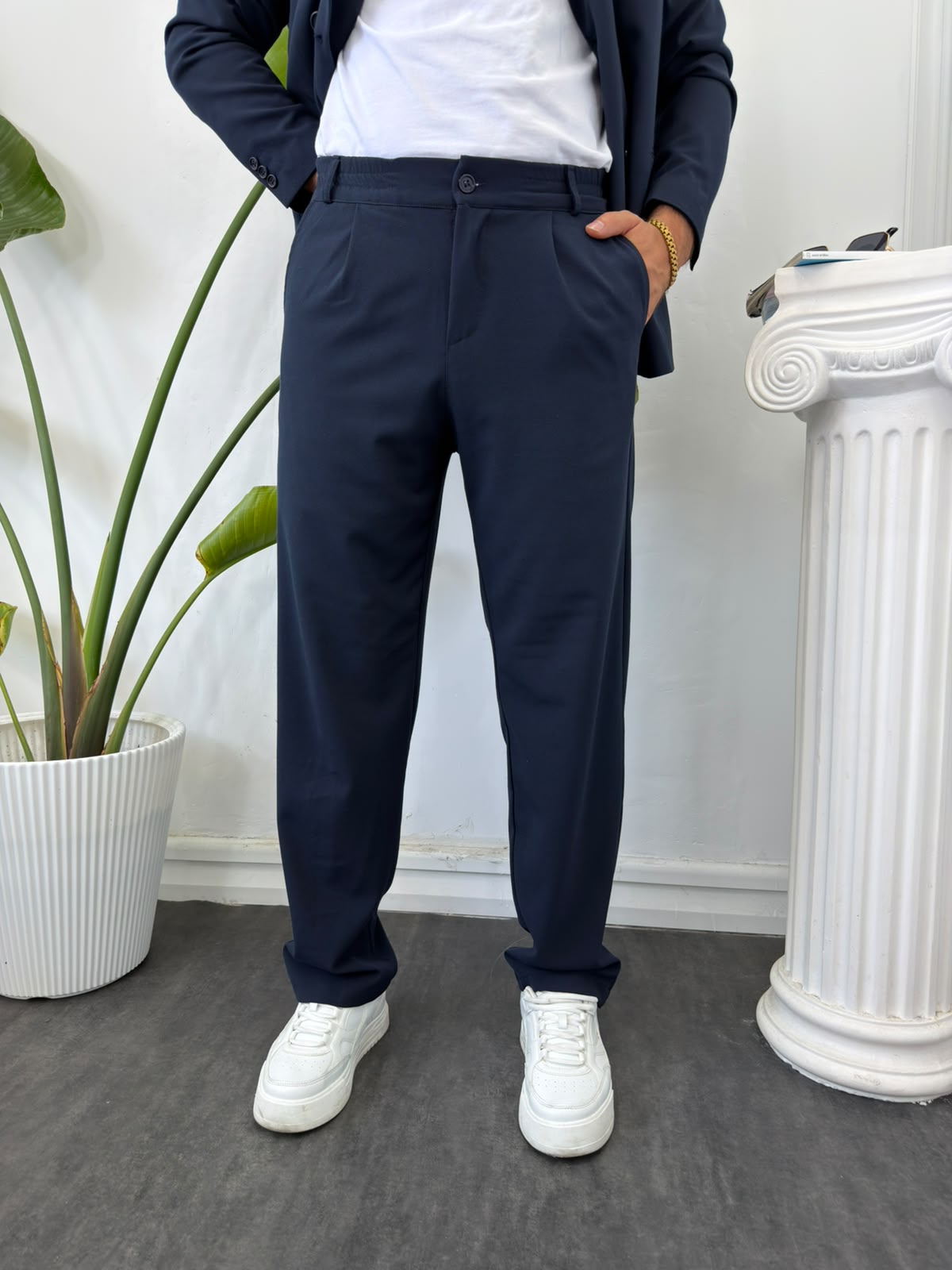 ÇİFT DÜĞMELİ CEKET PANTOLON TAKIM ELBİSE