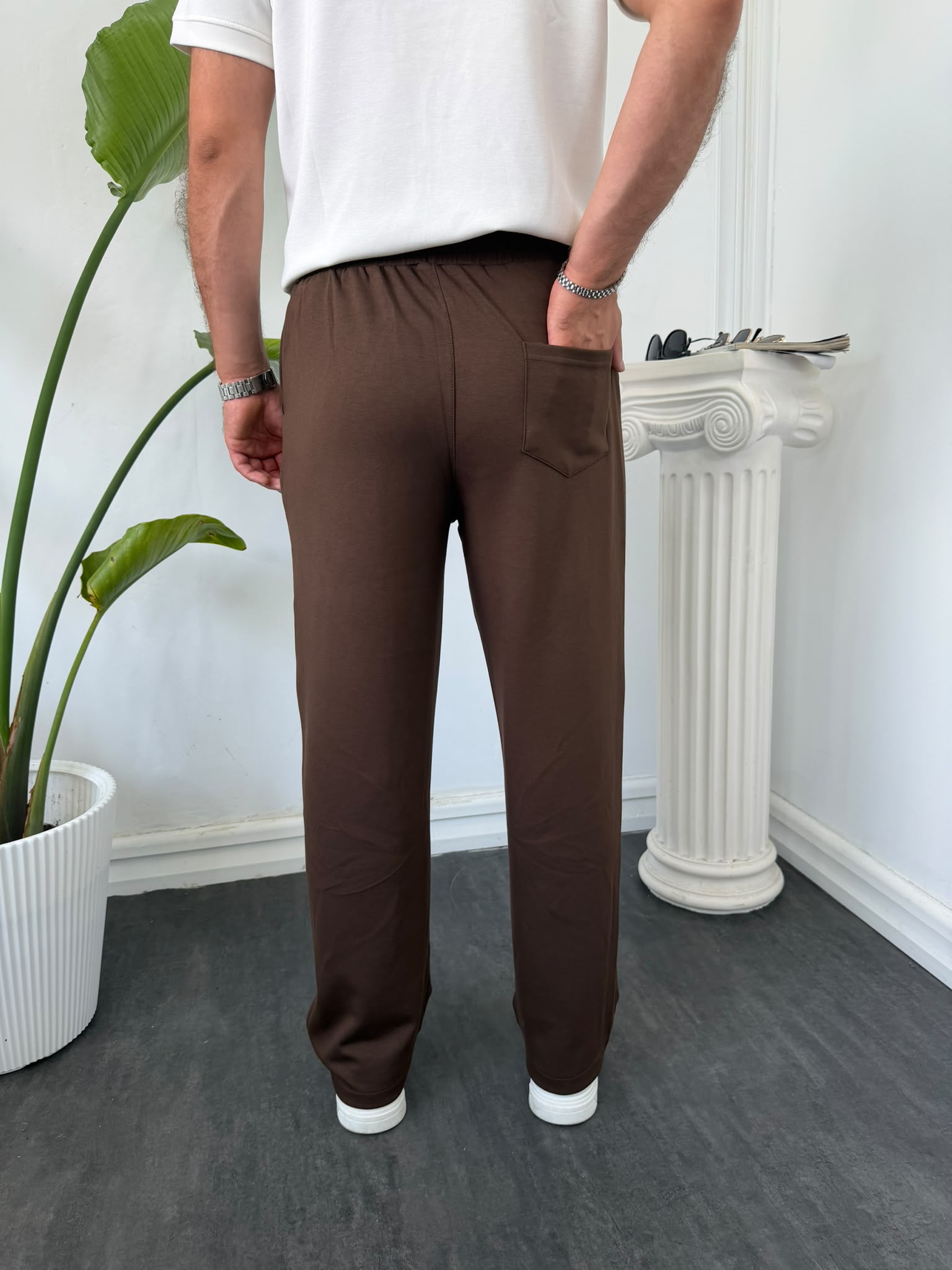BAĞCIKLI OYSHO KUMAŞ PANTOLON