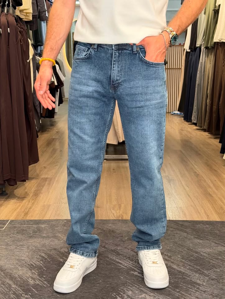 ORTA PAÇA DENİM KOT PANTOLON