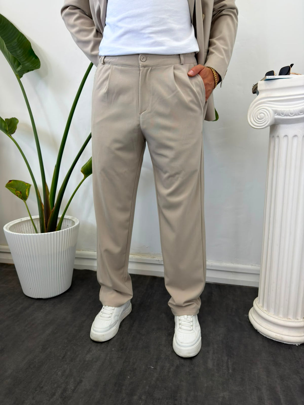 ÇİFT DÜĞMELİ CEKET PANTOLON TAKIM ELBİSE